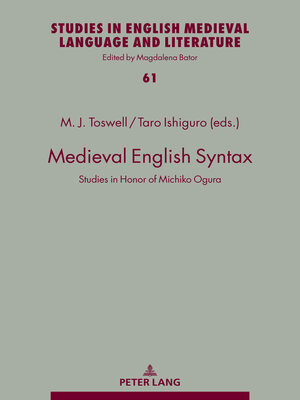 cover image of Medieval English Syntax
